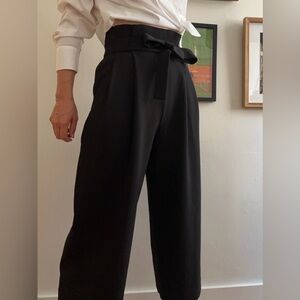 COS Black Wide Leg Pants